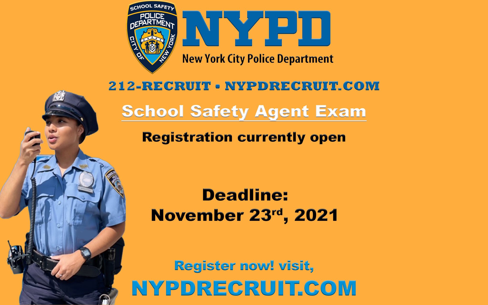 NYPD 33rd Precinct on Twitter "🚨Attention! The registration for NYPD