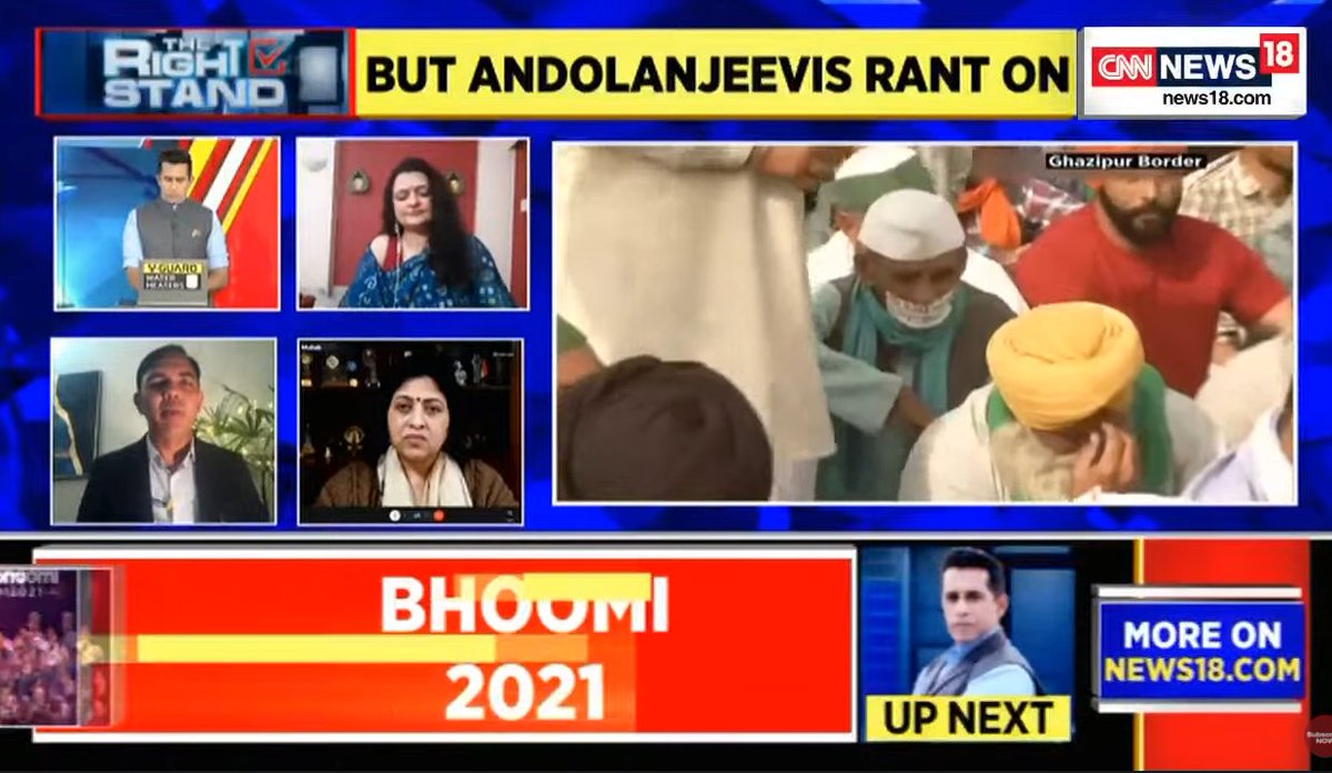 Memeghnad's tweet photo. Check out the amazing Tickers on CNN-News18.

- A 'SINCERE' OUTREACH
- BUT ANDOLANJEEVIS RANT ON
- THE 'HABITUAL' PROTESTORS
- OPPORTUNISTS SWOOP IN

🥲 https://t.co/W7MJMSe0Xp