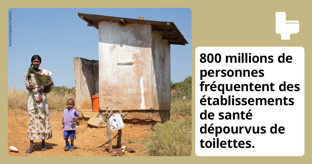 800 millions de personnes fréquentent des établissement de sanité dépourvus de toilettes. 

#WorldToiletDay #TalkToilets #Toilets4All #WaterAidBurkinaFaso