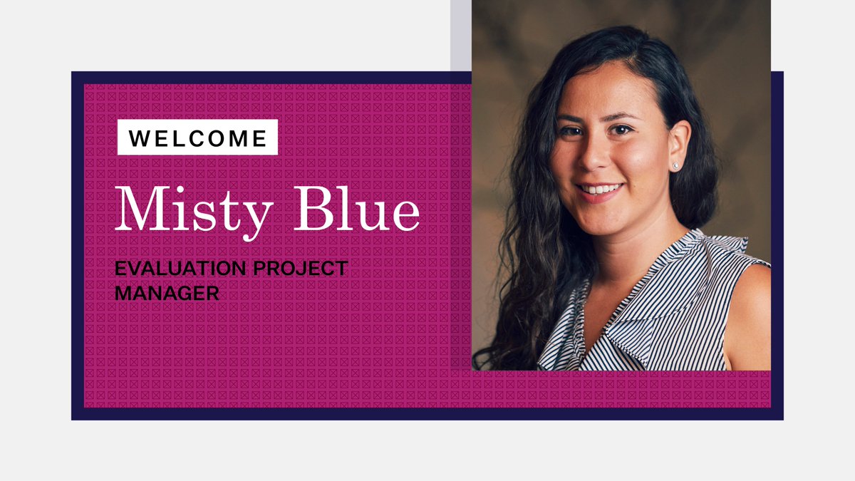 GRSolutions's tweet photo. Misty Blue, MPH, joined GRS this summer as an Evaluation Project Manager and we are thrilled to have her expertise at GRS. Read more about Misty here: https://t.co/uF9t9XiIqG https://t.co/VGVWJDb5qM