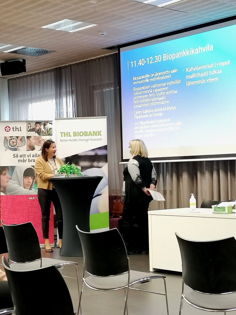 Biopankkien Osuuskunta Suomi <a href="/FinbbSuomi/">Finnish Biobanks – FINBB</a> järjestämässä #biopankki'päivässä kuultiin <a href="/katrisaarikivi/">Katri Saarikivi</a> innostava esitys empatiasta ja vuorovaikutuksen mekanismeista. Teoriaa testattiin heti käytännössä biopankkien pystyttämissä biopankkikahviloissa ja ideoinnilla työpajoissa!