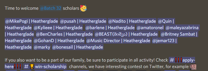EGO_DAO's tweet photo. And we've just given #AxieScholarships to group 32! And now have 629 scholars in total 😎

Want to be a part of our family as well? Check pinned tweet on our profile 😏

#scholarshipsbyheatherglade #axie #AxieInfinity https://t.co/Mgikj3Sx9k
