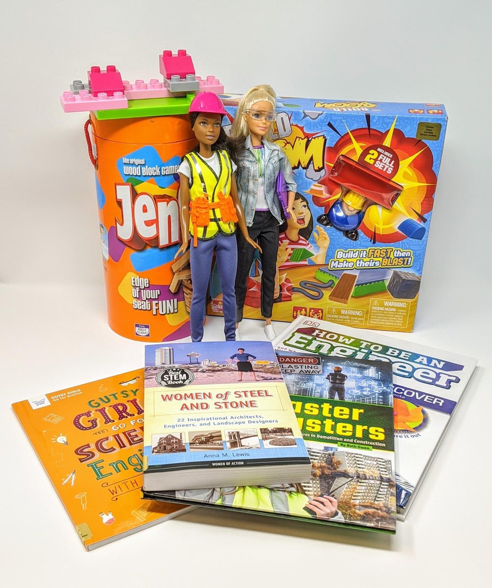 annamlewis's tweet photo. Fabulous Empowering Girls Kit: Build a Better Future. Inspire young girls to pursue careers in engineering, construction, or demolition!
Thanks @CEFLSTweets
#empoweringgirls #cefls #libraries #girlpower #libraryofthings #constructionworkers #engineers #womenofsteelandstone https://t.co/NW5FOeigmN