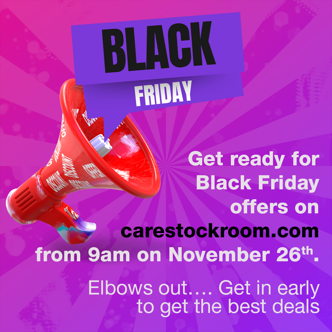You don’t need to stress; you just need your shopping bag. It’s almost Black Friday. 🏴
Are you ready?
#carestockroom #humanbusiness #carehome #servingpeople #careindustry #careproducts #careessentials #shopsmarter #careequipment #blackfriday #blackfridayoffers #blackfridaysale