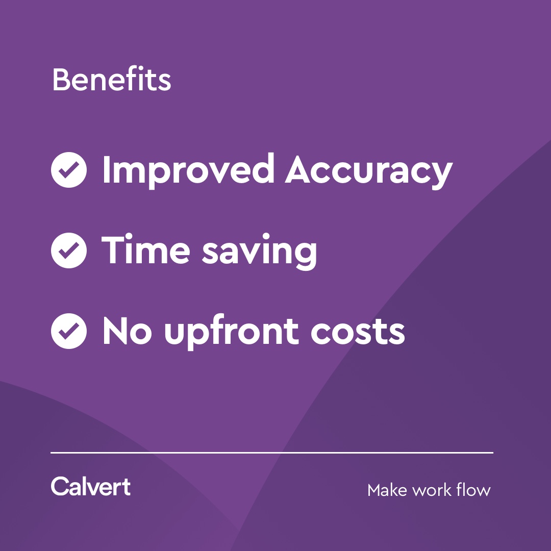 calvertoffice's tweet photo. Business Win > John Preston Healthcare Group

Benefits
Improved Accuracy ✔
Time saving ✔
No upfront costs ✔

https://t.co/ZxITUm523y
#calvertmakeworkflow https://t.co/MZIYHpQVfn