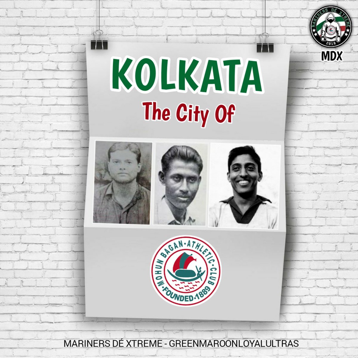 MdxOfficial2018's tweet photo. City Of..... !❓

#JoyMohunBagan 👏🏻
#GreenMaroonloyalUltras 😈
#Mariners #MohunBagan #Mdx 💥
#atkMBisnotmyclub #BreakTheMerger ✅
#KolkataTheCityOfMohunBagan #MbAc1889 😍
🟢🇮🇳🔴 https://t.co/0Xc68FeqLU