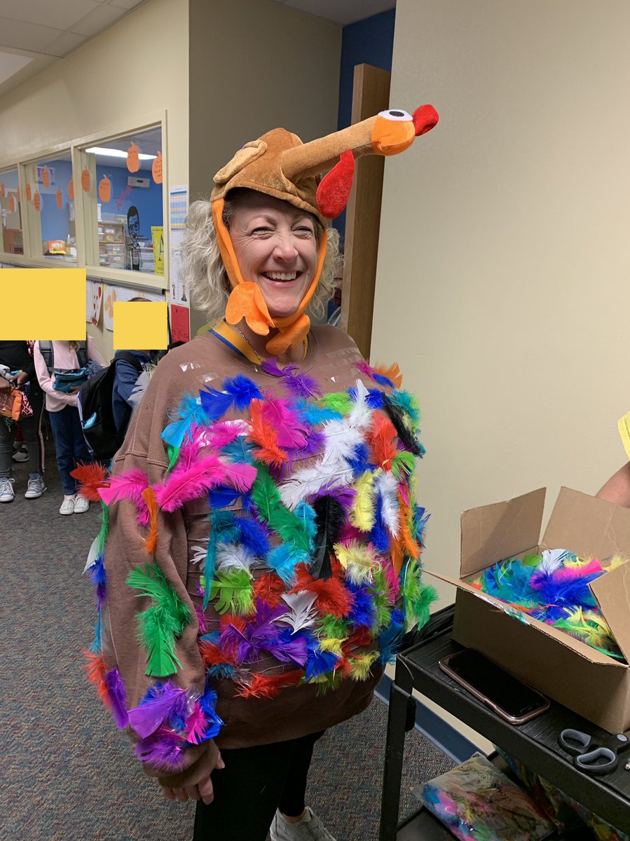 GOBBLE GOBBLE!  The Annual Feather the Principal is underway at DWE <a href="/frisonlisa/">Lisa Frison</a> <a href="/winborneagles/">Winborn</a> <a href="/katyisd/">Katy ISD</a>