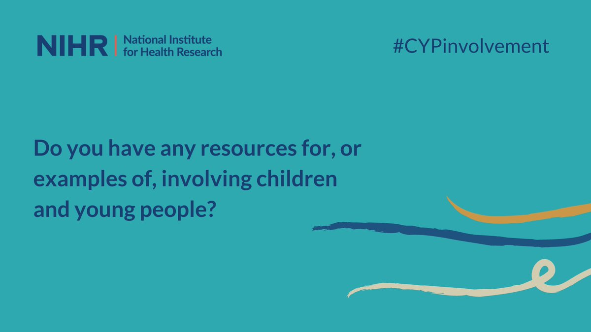 NIHRinvolvement's tweet photo. We’ve shared some resources around how to involve children and young people this week, and some examples of the impact involving young people have had on research. Have we missed anything? Please share any other resources or examples with us! 

#CYPinvolvement #WorldChildrensDay https://t.co/ajPsKXF9Hj