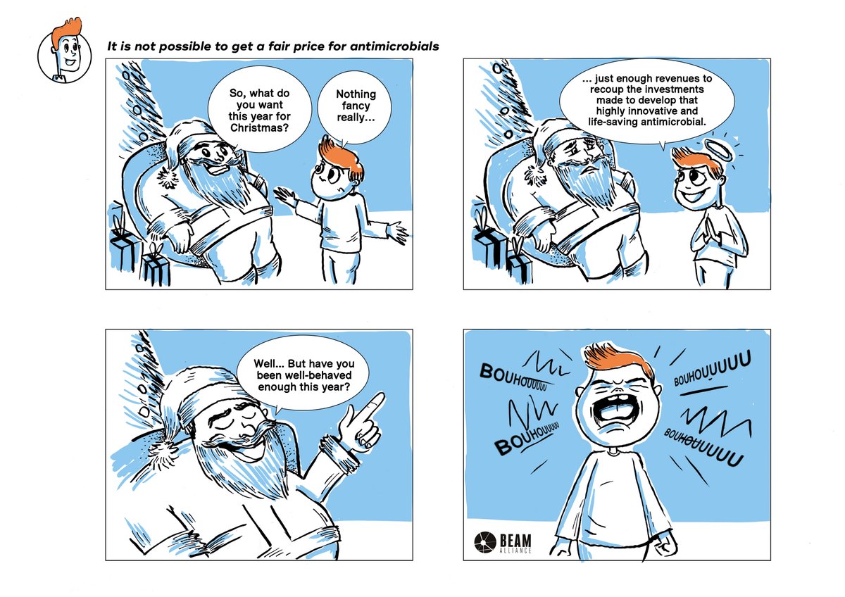 AllianceBEAM's tweet image. An antimicrobial has many superpowers:
➡️Cures an infected patient
➡️Minimises risk of transmission of the pathogen to the community
➡️Decreases risk of generating new resistance
➡️Enables surgeries and transplants to be carried out safely
Don’t they deserve to be valued? (5/7)