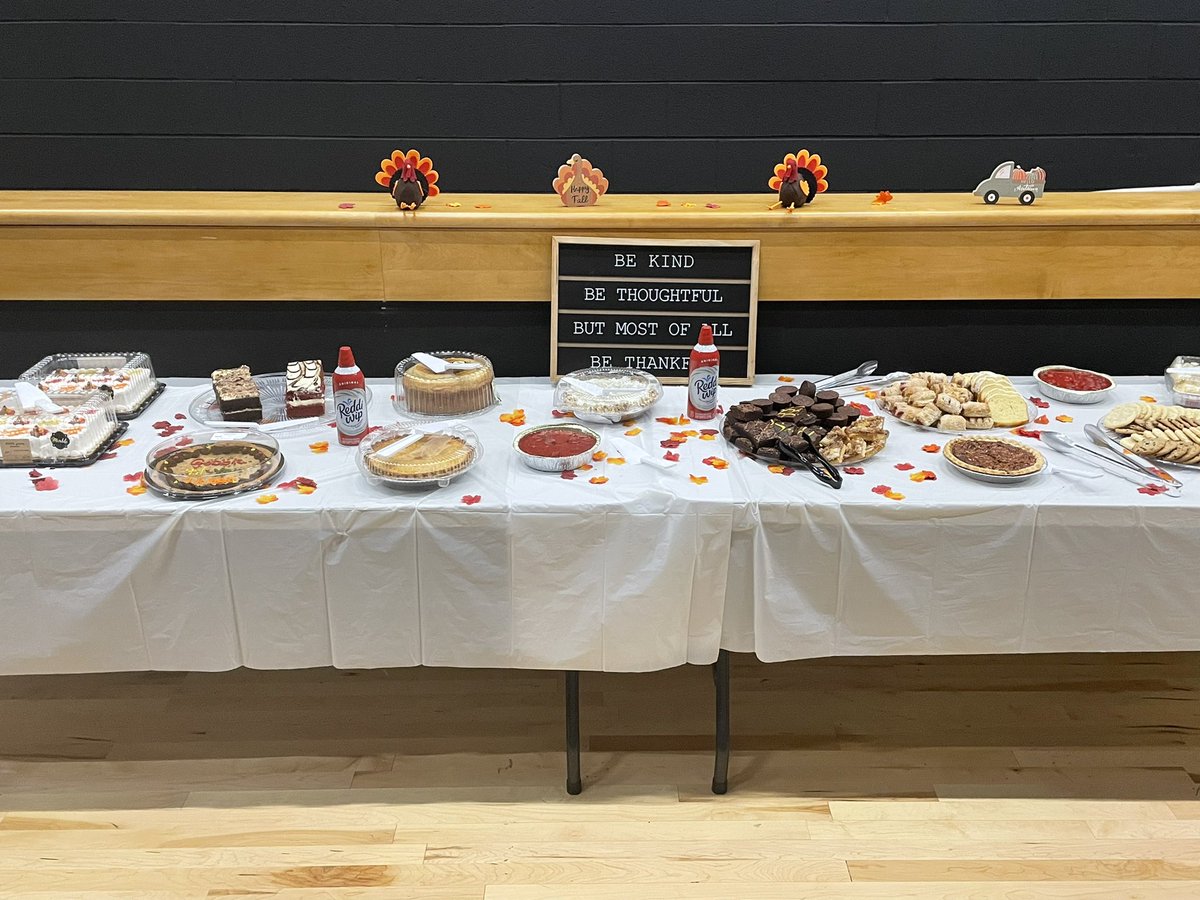 A sweet treat for teachers to enjoy during an unencumbered lunch to end our American Education Week celebration! <a href="/CESAviators/">Centerville Aviators</a>