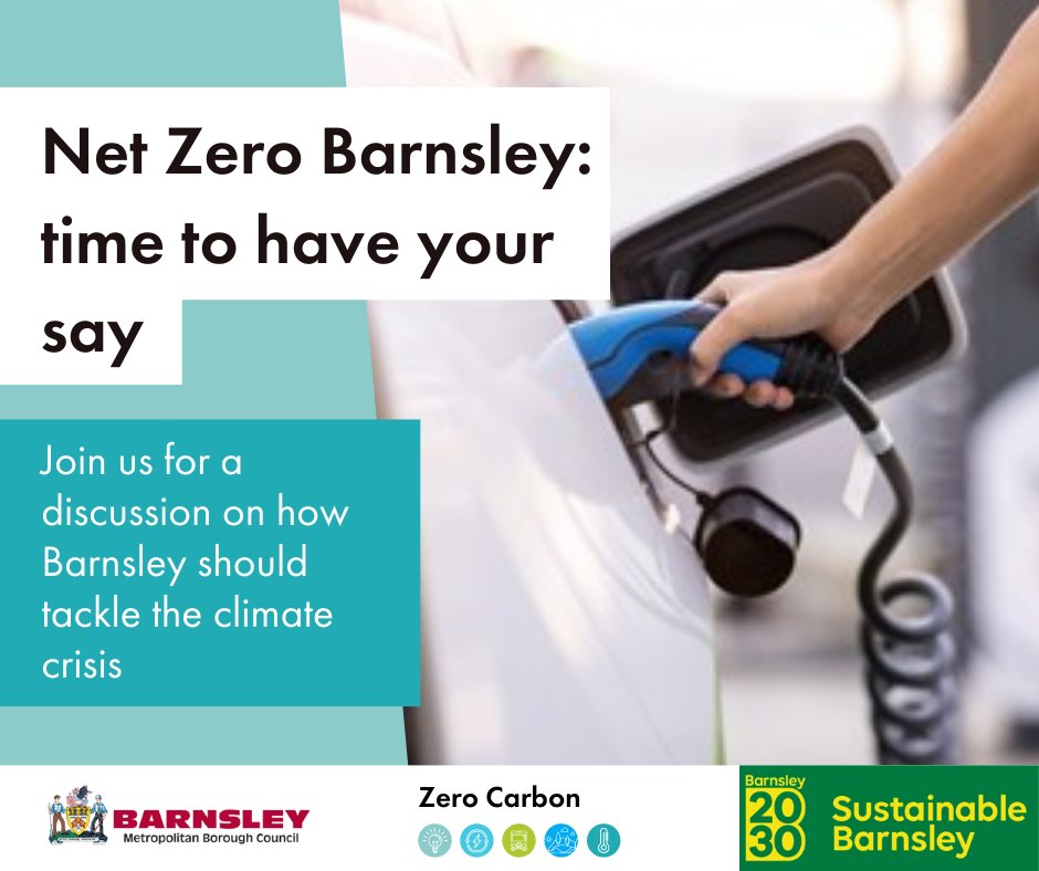 BarnsleyHousing's tweet photo. People across Barnsley are invited to share their thoughts and ideas about how we move positively into a net zero carbon future on our online platform. 

Visit https://t.co/bABulXFh7c  to get started

#sustainablebarnsley https://t.co/2NiXZfOPzV