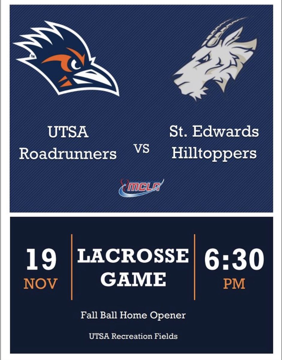 UTSA Men's Lacrosse tweet media