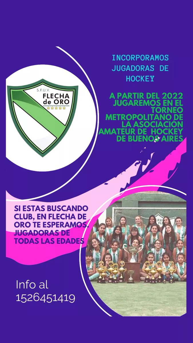 Flecha de Oro Hockey tweet media