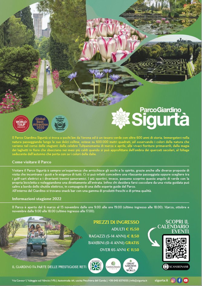 ilparcopiubello's tweet photo. Parco Giardino Sigurtà, Valeggio sul Mincio (VR)
Vi anticipa la nuova stagione di apertura: 
6 marzo-13 novembre 2022
https://t.co/ByRJ3QMTlU https://t.co/qBCJz3Nv9g