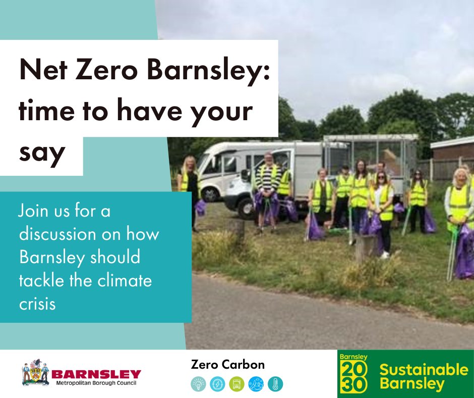 BarnsleyHousing's tweet photo. Have you had your say on climate action in Barnsley yet?

Join the conversation on our online platform and let us know what you think. 

Visit https://t.co/bABulXWSvM  to get started

#sustainablebarnsley https://t.co/3o6jtNx9Za