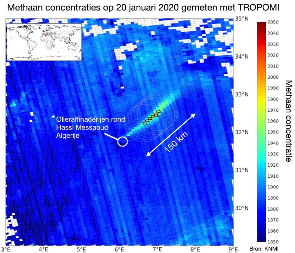 TROPOMI data is being used to monitor Methane #CH4 emissions and supports the recently declared #COP26 #GlobalMethanePledge. Check out #KNMI's retweet below to read about #TROPOMI's capabilities & globalmethanepledge.org for more info about the pledge. #ClimateAction #SRON