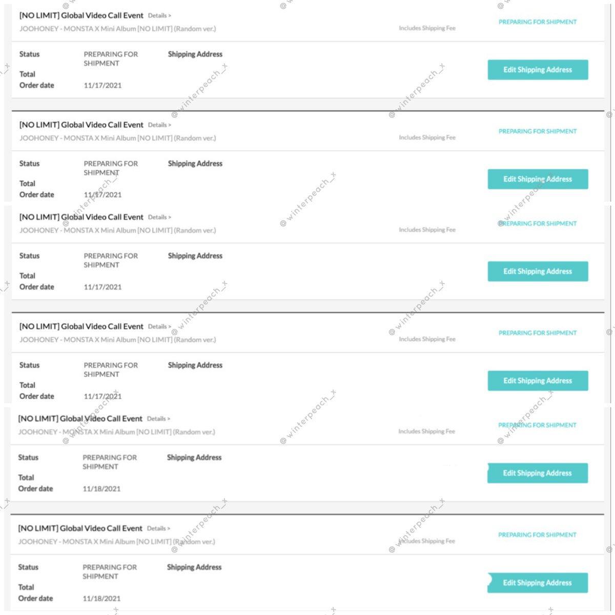 winterpeach_x's tweet photo. [SECURED]
All MMT albums are bought na po ❣️ Thank you so much for supporting Admin 🐻! 🥺🙇🏻‍♀️

Sent payment confirmation emails and masterlist updated na rin! 💙
#WinterPeachUpdate

-🐹 https://t.co/cAgCsiDgfD