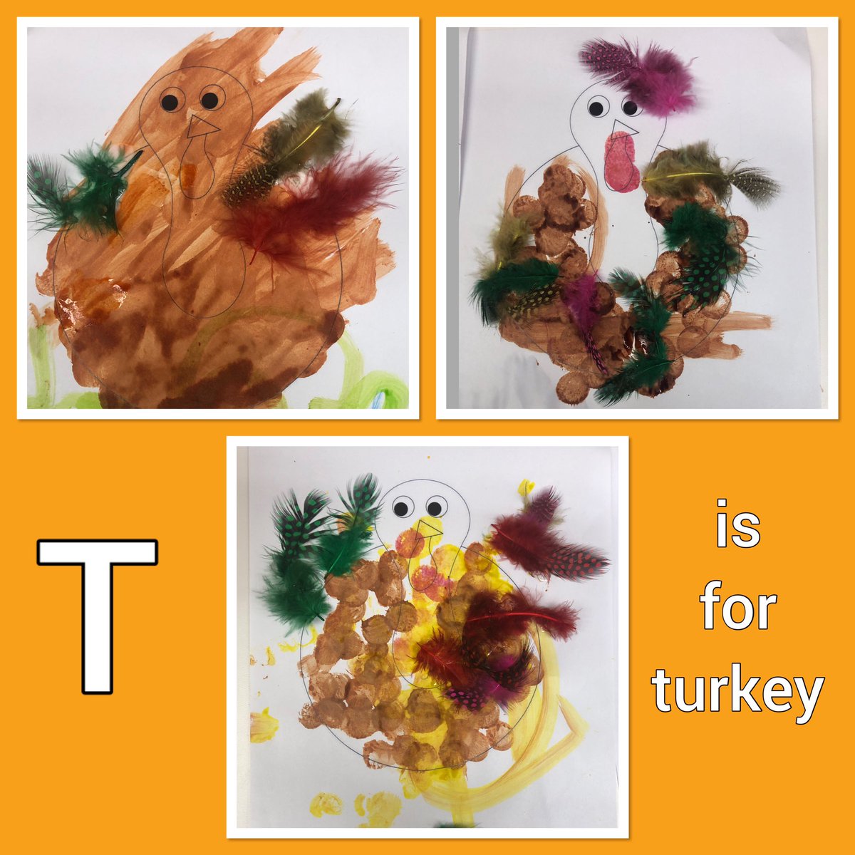 Thanksgiving crafts!  🦃 #RBBisBIA @rbpsEAGLES @RedBankPreK