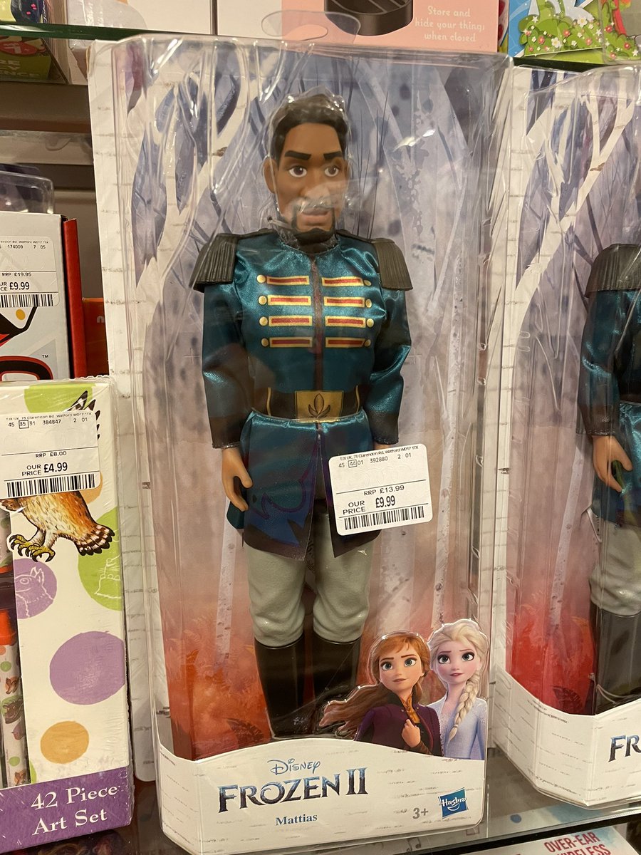 lbshorrocks's tweet photo. @hanwaddingham @brettgoldstein #filmstobeburiedwith … @TKMaxx_UK #farnborough - total bargain at £9.99 - let me know if you want me to send him your way. #Frozen2 #lieutenantmattias #WOOF 😈😍 #troublingbonersworryingwideons #ifyouknowyouknow https://t.co/NflviAr8Ri