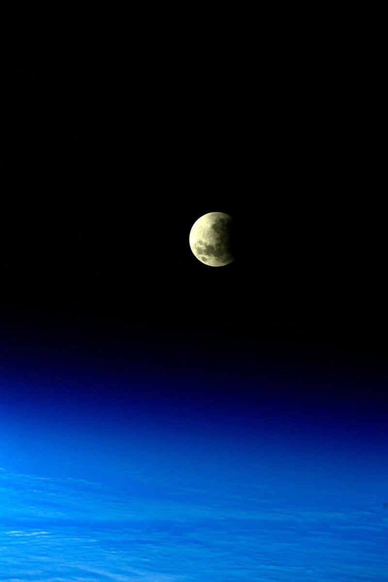 latestinspace's tweet photo. Last night’s lunar eclipse from the International Space Station! #LunarEclipse2021 https://t.co/Zlot4ywB9M