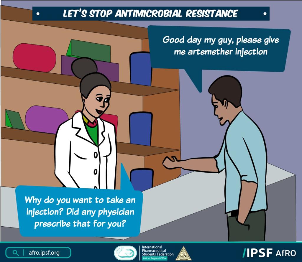 UpsaUganda's tweet photo. Self prescription and self medication of antibiotics encourage antimicrobial resistance. Visit an authorized physician to get appropriate diagnosis and prescription.
#WAAW2021
#Spreadawareness
#Fightresistance https://t.co/3WzqESGDBq