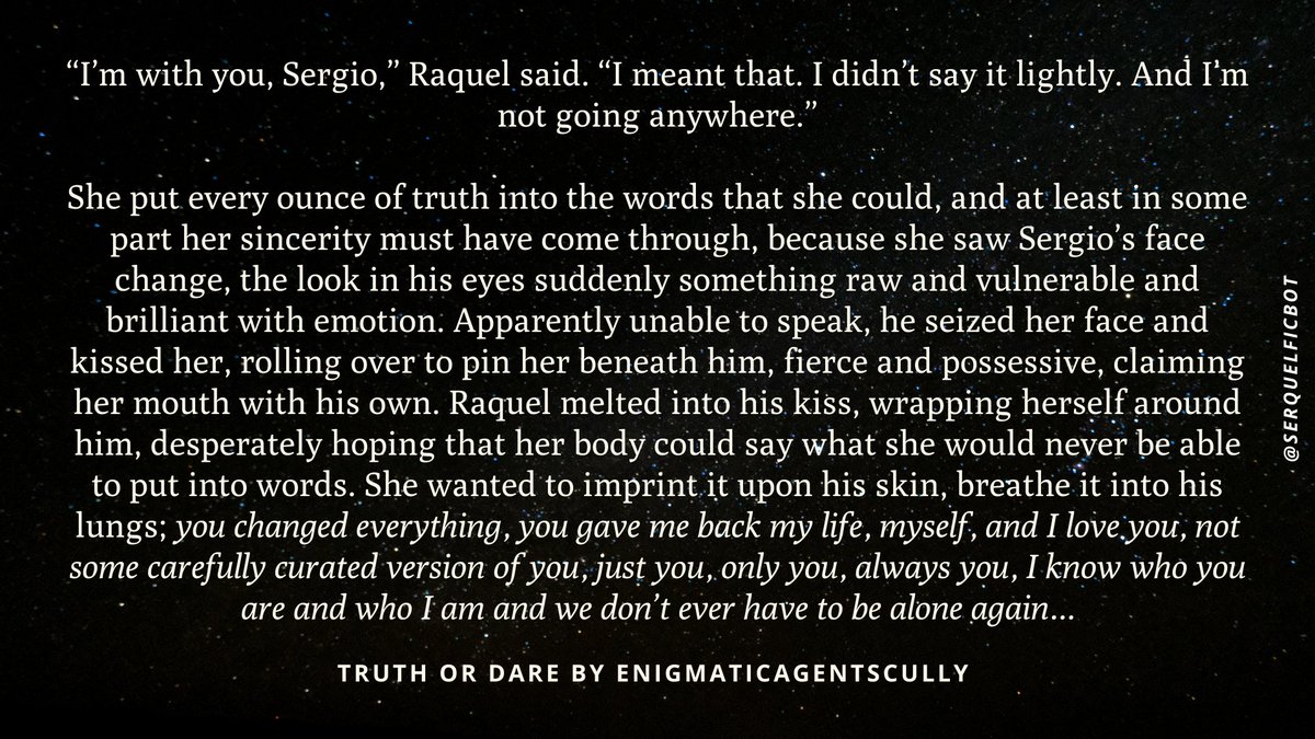 Truth or Dare by enigmaticagentscully on AO3