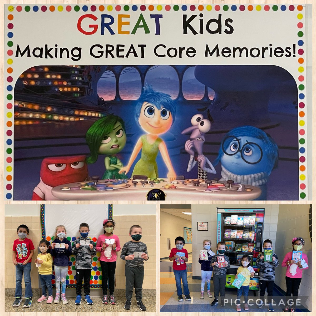 GREAT kids make GREAT Core Memories at #BBRocks! So proud of our first winners of our weekly GREAT ticket drawing! Students wrote their names on the wall of fame and chose a book from our book vending machine courtesy of MTEA! <a href="/FiduraMaggie/">Maggie Fidura</a> <a href="/mtsdfalcons/">MTSDFALCONS</a>