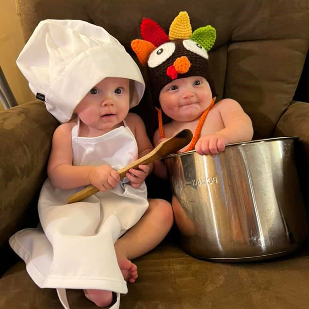 It’s Thanksgiving and Kristen and Travis Siegle, Waconia, are especially thankful. They welcomed Kinsley and Kenna this spring, and are thankful for the care in Ridgeview’s NICU in April 2021.  What are you thankful for this season? #YouMatterHere #ThanksgivingBlessings