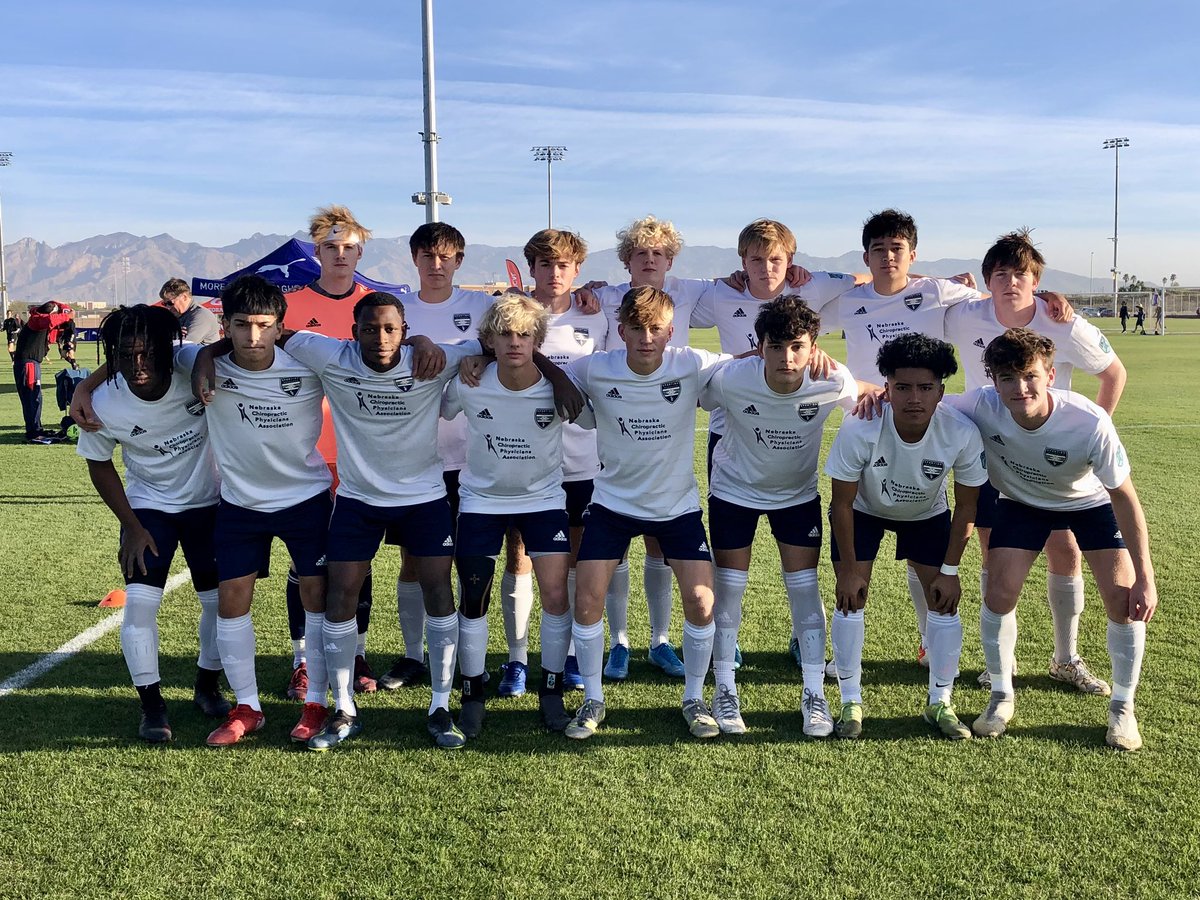 SNFC_ECNL's tweet photo. #SportingNE U19 ECNL boys ready to take the field in Arizona @ECNLboys #ECNLAZ https://t.co/qTGVZVKT0v