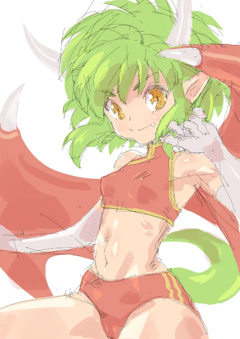 そういえばドラコってぷよりんぴっくに出てこないなぁ
もし出てきたらこんなカッコかなぁ
という妄想 