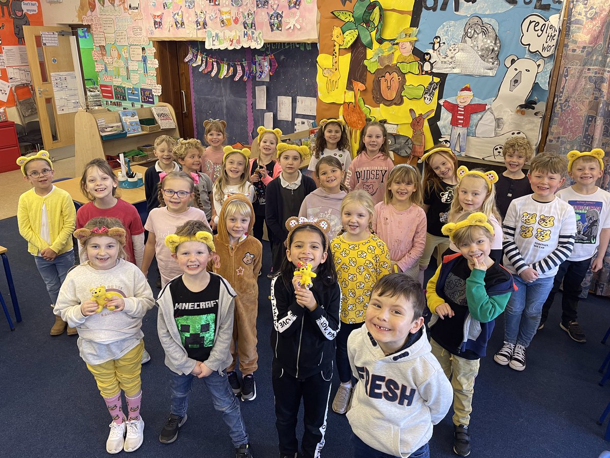 We've had a great day helping to raise money for <a href="/BBCCiN/">BBC Children in Need</a>. Bendigedeg dosbarth 8!