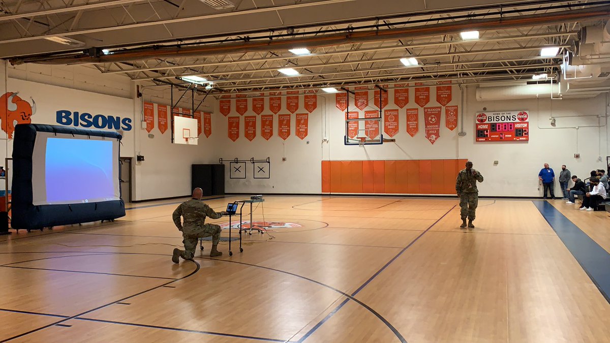 Mills16Ralph's tweet photo. Thank you @RHS_AFJROTC for speaking with our students at Bison land!@JenGarciaOMS @PeralesIda @OBanion_Bisons https://t.co/hEQ9YdwFxM