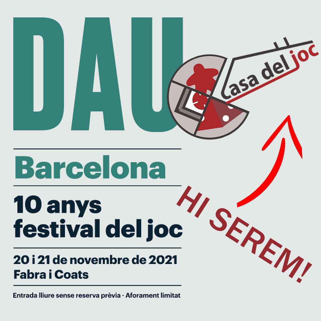 casadeljoc's tweet photo. Aquest cap de setmana estarem al @DAUBarcelona ! ens veiem allà! Saludeu-nos! https://t.co/Lf5LYKqVjT