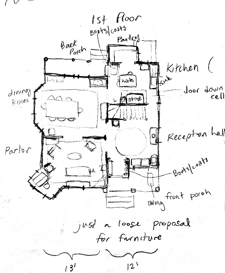 Salt Magic final art vs. first designs: The Taggart Kitchen 