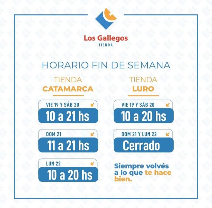 Pasa por nuestro local de Tienda Los Gallegos de Luro esquina San Juan.
<a href="/LosGallegos/">Los Gallegos</a> 
<a href="/MarDelPlataARG/">Mar del Plata</a> 
<a href="/mardelplata/">Turismo Mar del Plata</a>