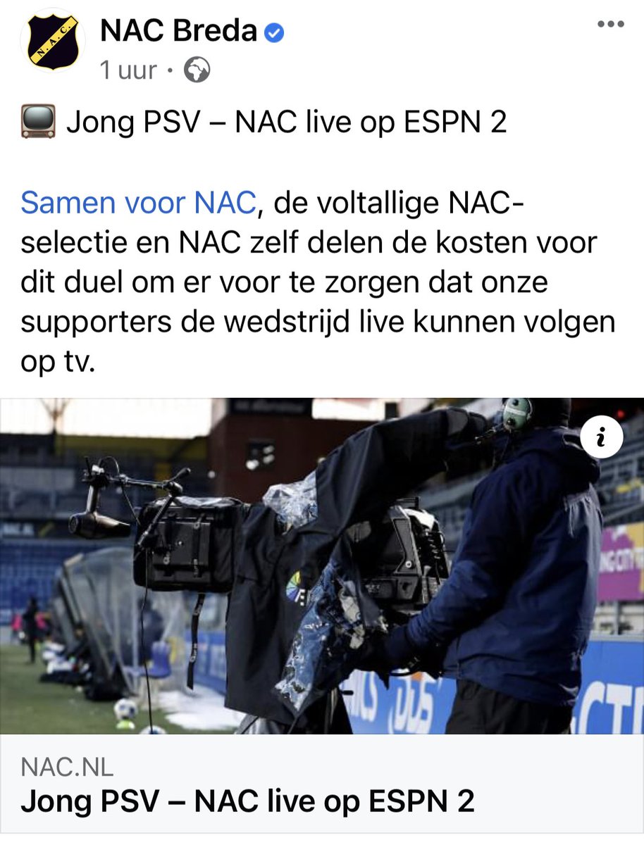 steun22q11's tweet photo. Vanavond! Waarom delen wij dit? Omdat na @ADODenHaag en @Fc_Dordrecht90 ook @NACnl Breda onze #22q11 #ledboarding gaat laten zien tijdens de #wedstrijd!
Fantastisch nieuws!! Zo enorm blij met dit stukje #awareness
Kijken vanavond! ππ»
βomdat sporten niet vanzelfsprekend isβ https://t.co/72I4YRjboR