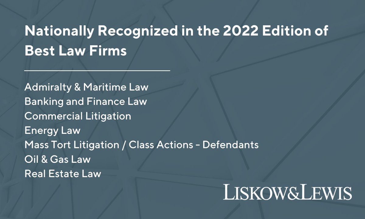 Liskow & Lewis tweet media