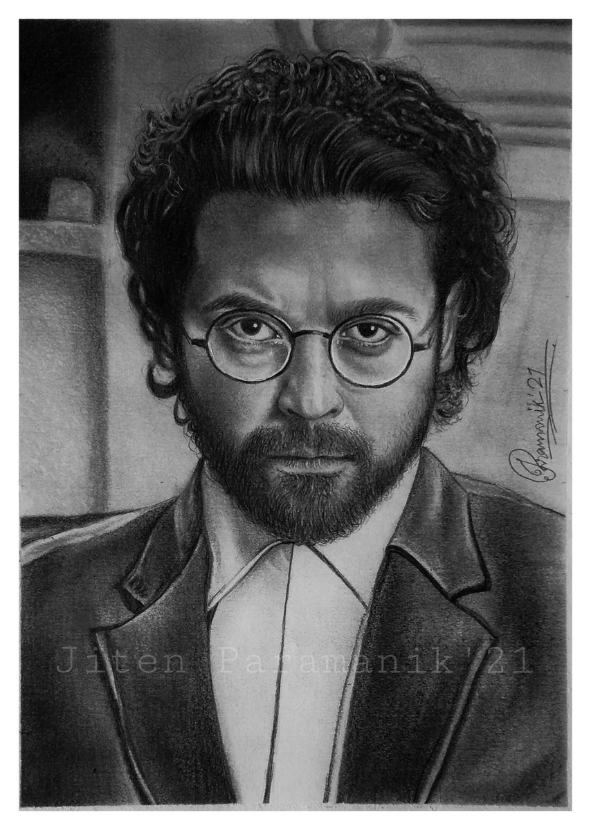 ArtsJiten's tweet photo. @Suriya_offl 
Art by me.
A4/ graphite pencil
How is it friends???😊😊😊
#JayBhim 
❤Suriya Sivakumar ❤
(অনেক দিন পর ছবি আঁকলাম, ভুল ত্রুটি মার্জনীয়🤗)#art #pencilart #artbyme #InternationalMensDay #lockdown #disappointed https://t.co/iLcdqicVTf