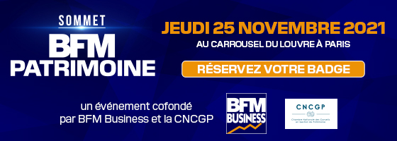La Revue fiscale du Patrimoine est partenaire de la  3ème édition du Sommet BFM PATRIMOINE, le rendez-vous des experts de la gestion de patrimoine. 
Inscrivez vous gratuitement dès aujourd’hui sommetbfmpatrimoine.fr
