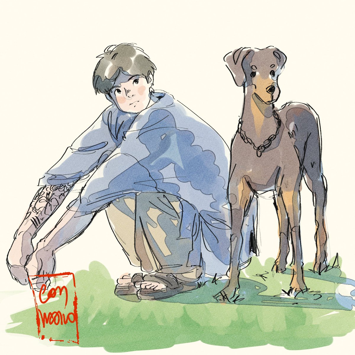 eonmono's tweet photo. 🐰🐶🌿 https://t.co/NP8HWkiUGf