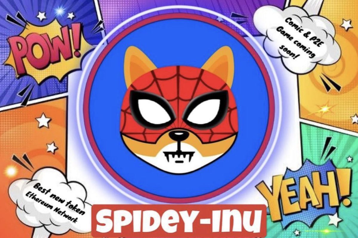 💎@SpideyInu Only 1 week old💎

Under 1m Mcap lots of potential
-Comic book in development         
-New Logo just came out this week                           -CG and CMC first day of Launch

📈dextools.io/app/ether/pair…
🌐spideyinu.com
TG t.me/SpideyINU
DYOR NFA