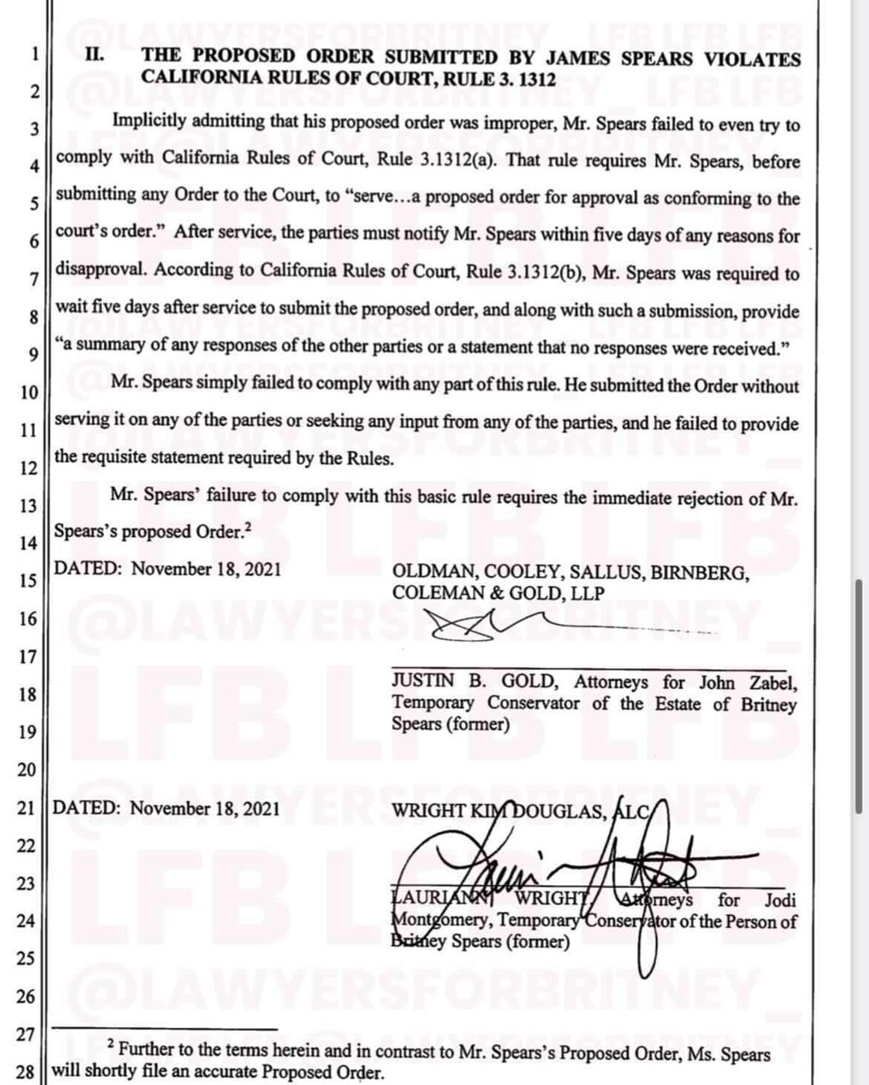 bkstyl3's tweet photo. James P. Spears submitted the termination order and  Jodi/Zabel are objecting to some language it seems.

Credit: @lawyersforbrit 
❤🧡💛💚💙💜🌈😈 https://t.co/Hy4AXMZ9vu