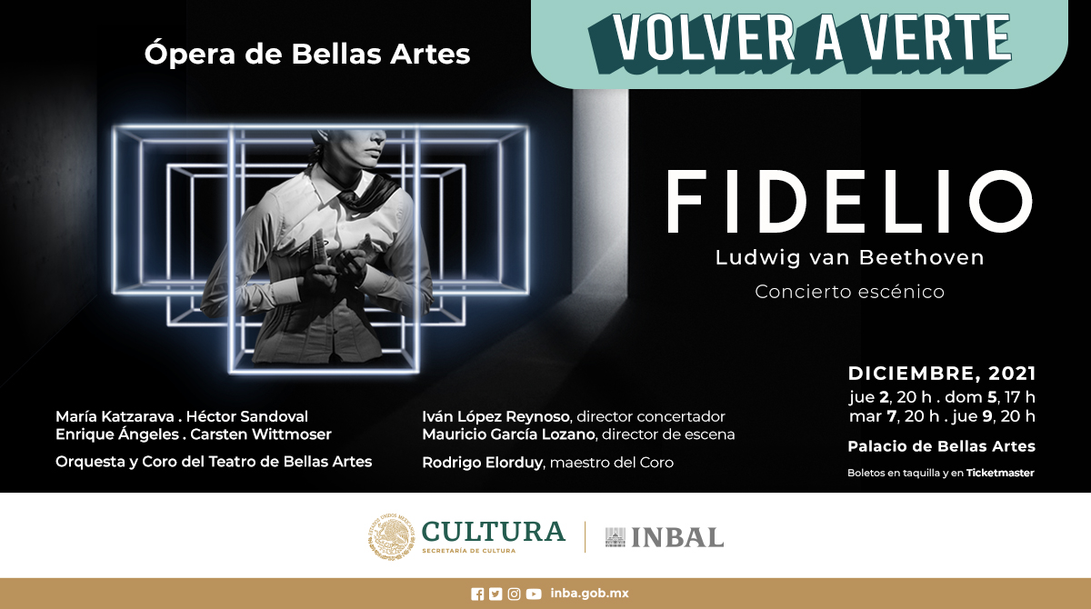OperaINBAL's tweet photo. Muy pronto podrás disfrutar de “Fidelio”, la única ópera compuesta por Ludwig van Beethoven, con la que celebramos al genio de Bonn en el año de jubileo por el 250 aniversario de su natalicio.

¡Acompáñanos!

📅 Dic 2, 5, 7 y 9 
📍 Palacio de Bellas Artes

🎟️ Adquiere tus boletos https://t.co/PDjw6FIy6t