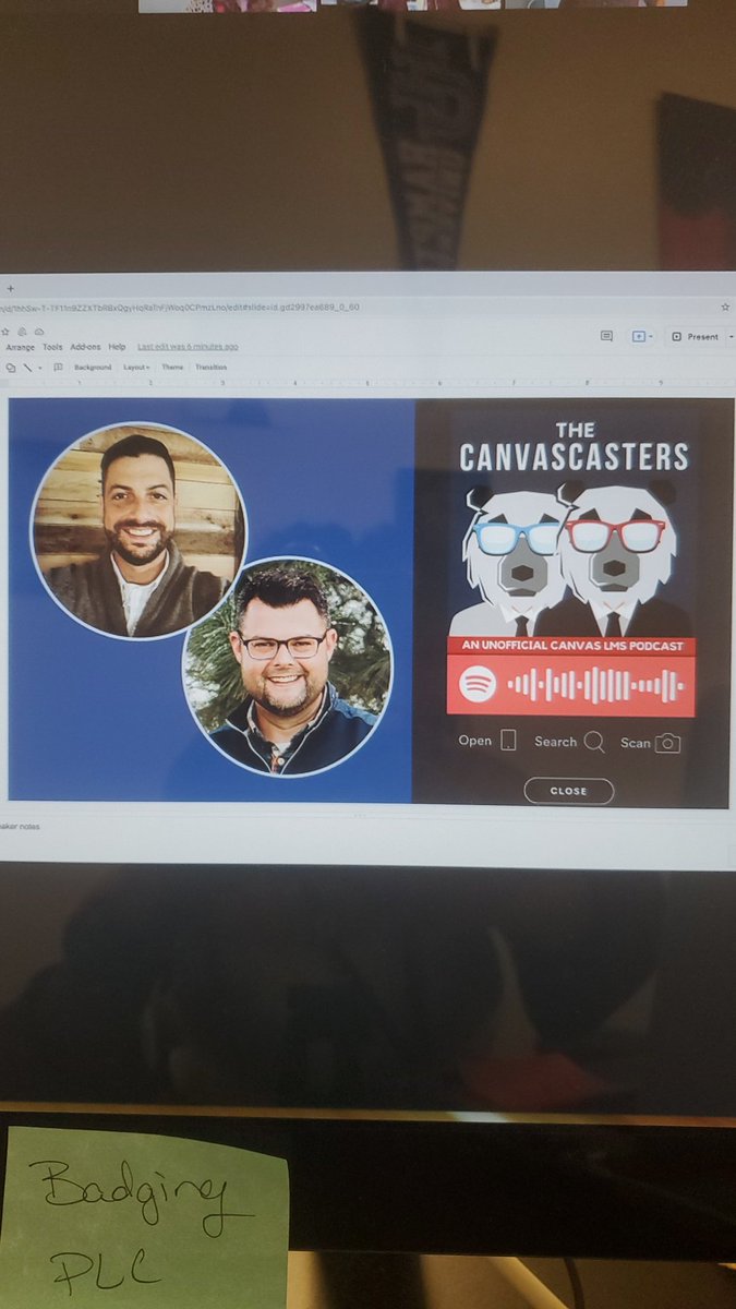 Never thought about listening to a podcast about an LMS.....UNTIL TODAY!  @canvascasters @smallindiana @edtechmarcus #NTXCUG @CanvasLMS  #CanvasNation