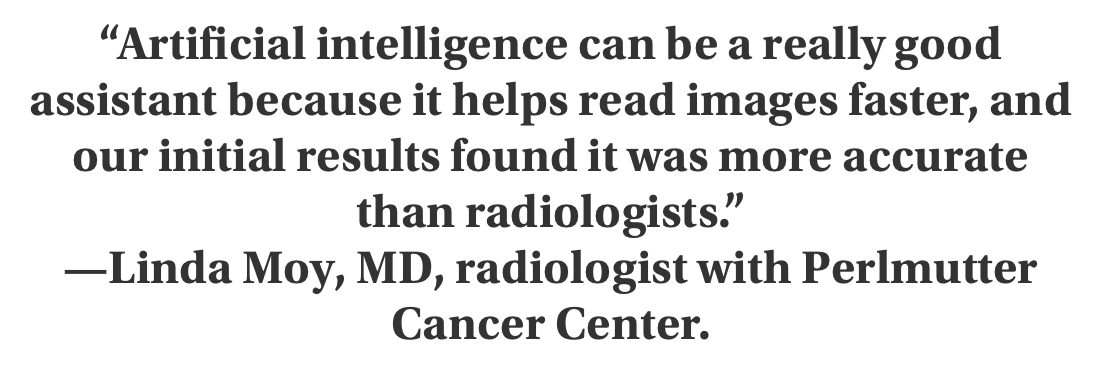 RMilesMD's tweet photo. Can #ArtificialIntelligence Perfect #Mammography?
https://t.co/0wKOFGqf1H
@nyulangone 
#MammographyAI #BreastImagingAI https://t.co/Xt6eSwlstz