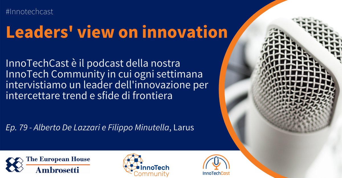 Ambrosetti_'s tweet image. 🎙️ InnoTechCast - Leaders&apos; View on #Innovation
Parliamo con @albertodela80 e Filippo Minutella di @AgileLARUS della connected #datascience e di #ExplainableArtificialIntelligence
⬇️
spreaker.com/user/innotechh…