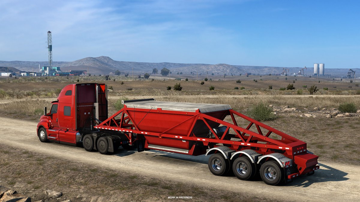SCSsoftware's tweet photo. Update 1.43 for Euro Truck Simulator 2 &amp; American Truck Simulator brings Purchasable Dumper Trailers 😍🚛

With a variety of body types and customisations options, you'll be hauling in style 😎

Read more at our latest blog: https://t.co/pCAozW41u9 https://t.co/P6Q2gW9iog