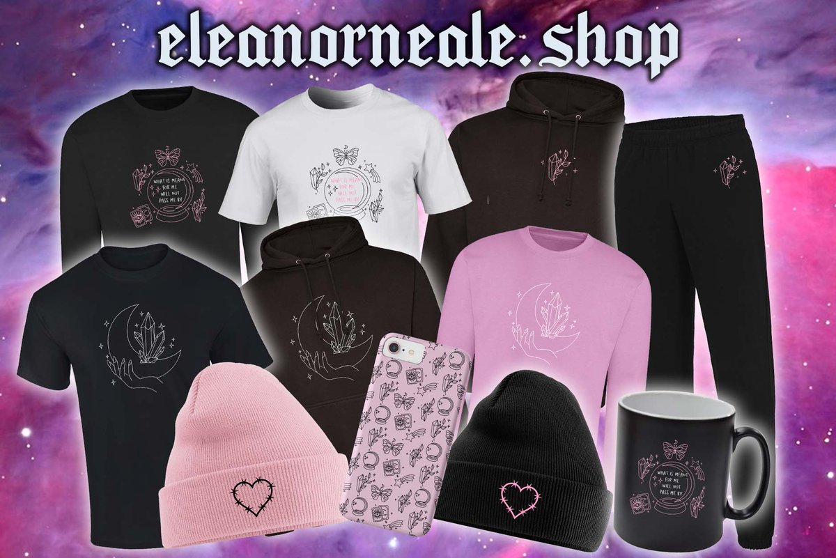 THE CRYSTAL MERCH COLLECTION IS NOW LIIIIIVE!! 🦋🧚🏻‍♀️🔮🌙✨

eleanorneale.shop