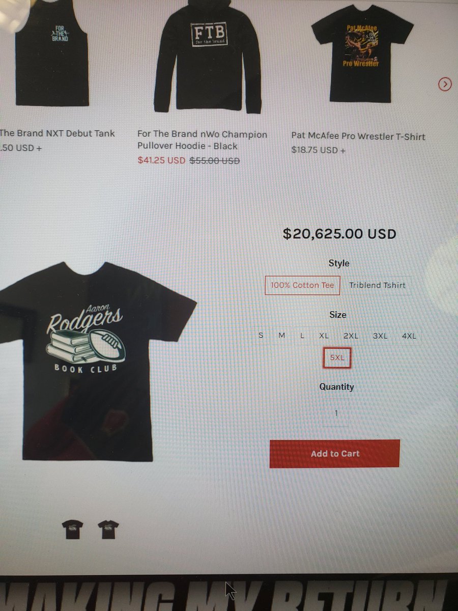 KAndersonDC66's tweet photo. @PatMcAfeeShow any reason why shirts for big guys cost 20k??? https://t.co/WIfnEktYAE