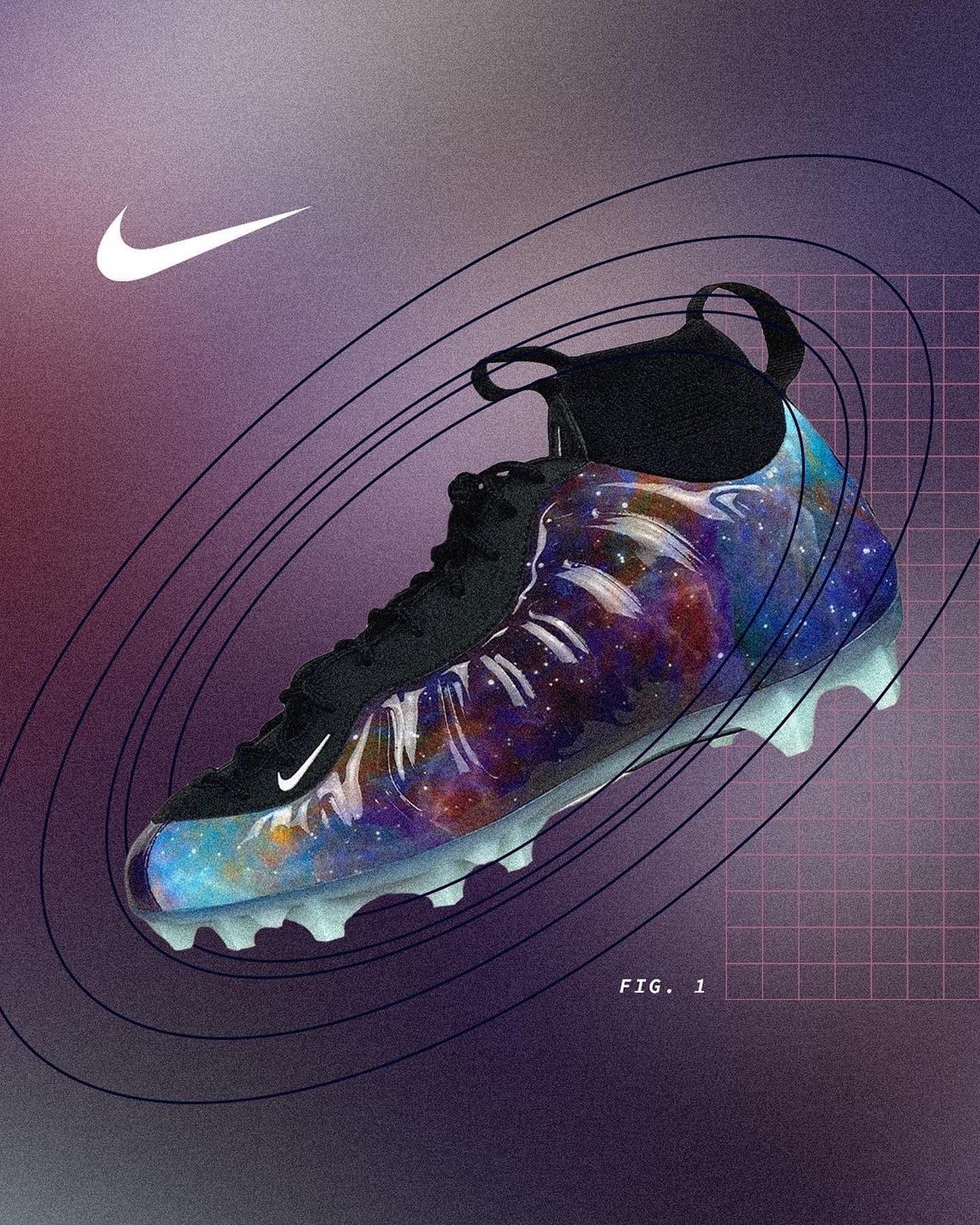Nice Kicks on X This weekend usnikefootball athletes will be wearing the legendary Galaxy Foamposite in cleat form celebrating the iconic model and colorway. Stay tuned to see who rocks them